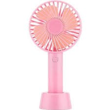 Mini Ventilador Com Hélice De Mão Portátil Recarregável