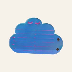 Placa Acrílica Magnética Nuvem